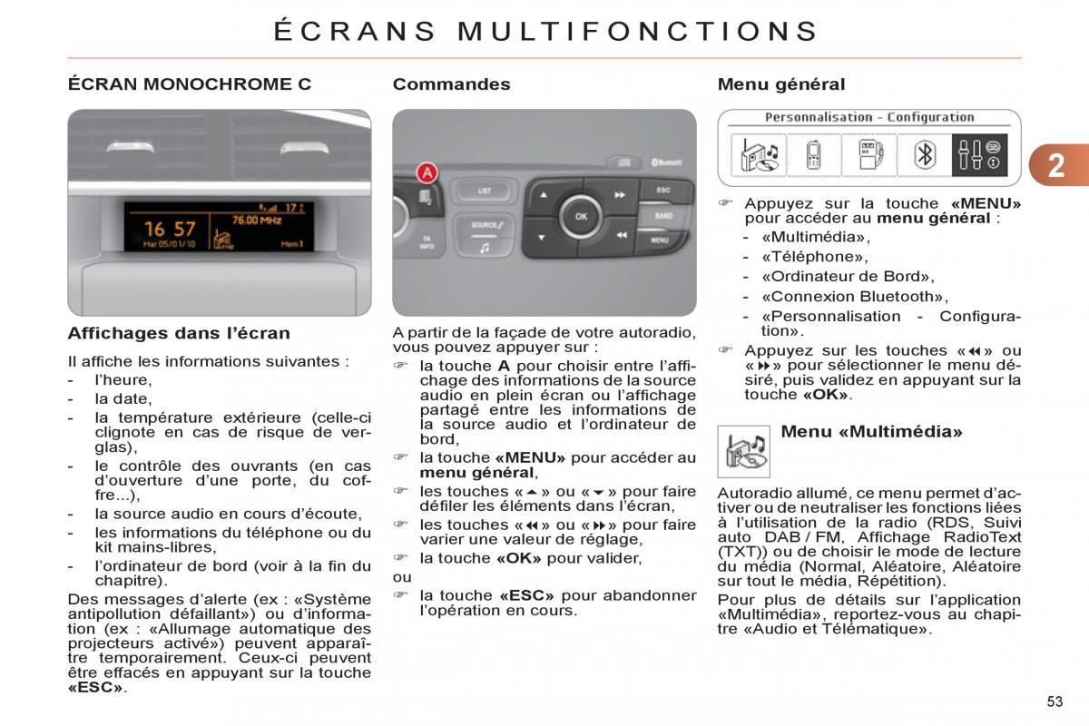 Citroen C4 II 2 manuel du proprietaire / page 55