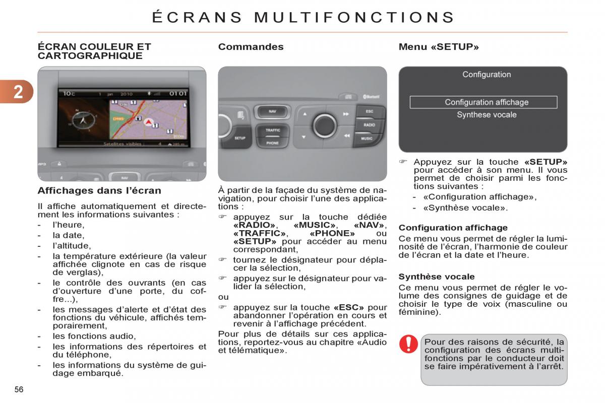 Citroen C4 II 2 manuel du proprietaire / page 58