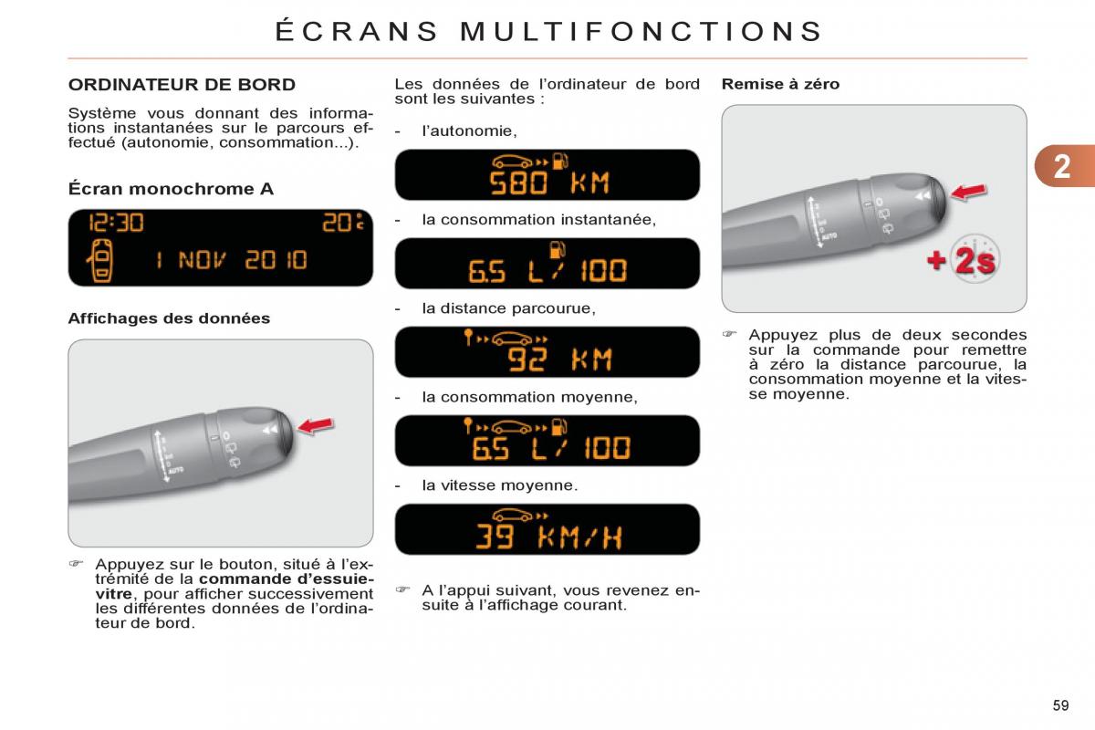 Citroen C4 II 2 manuel du proprietaire / page 61