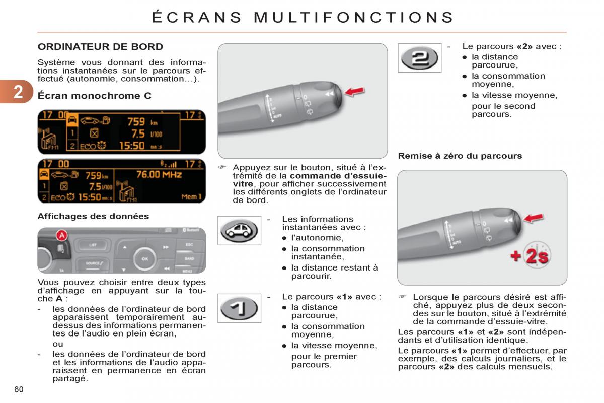 Citroen C4 II 2 manuel du proprietaire / page 62