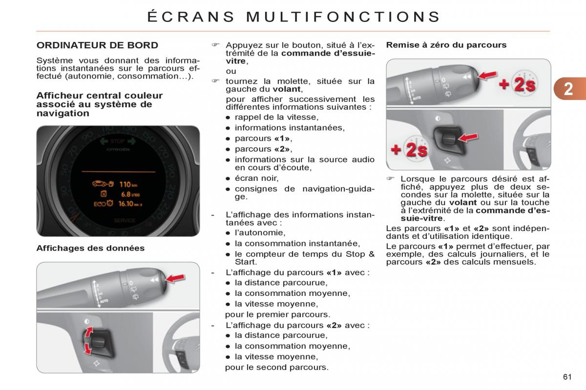 Citroen C4 II 2 manuel du proprietaire / page 63