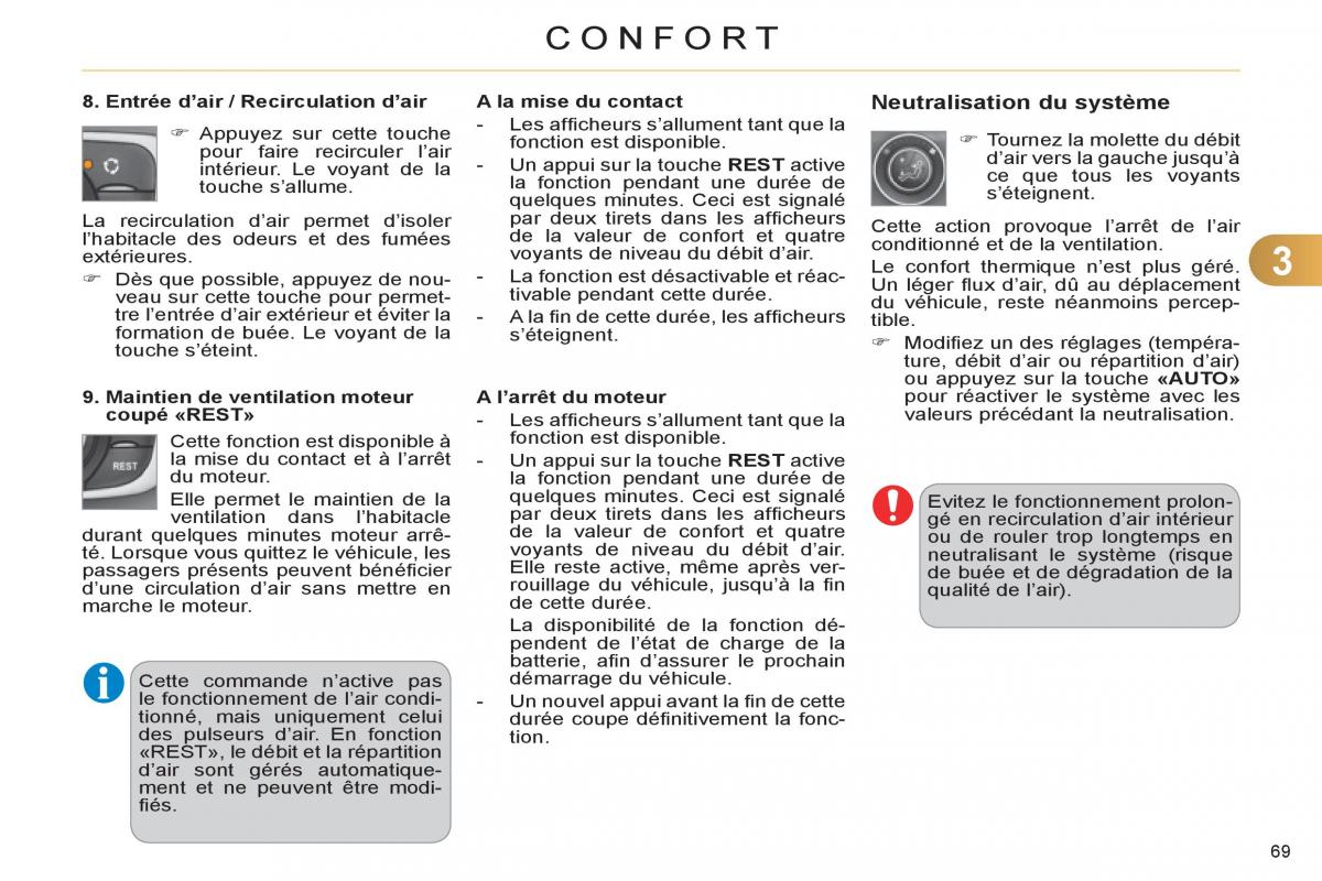 Citroen C4 II 2 manuel du proprietaire / page 71