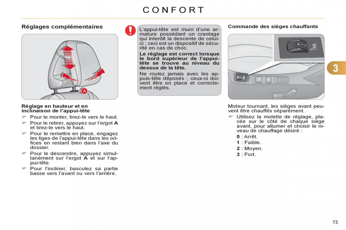 Citroen C4 II 2 manuel du proprietaire / page 75