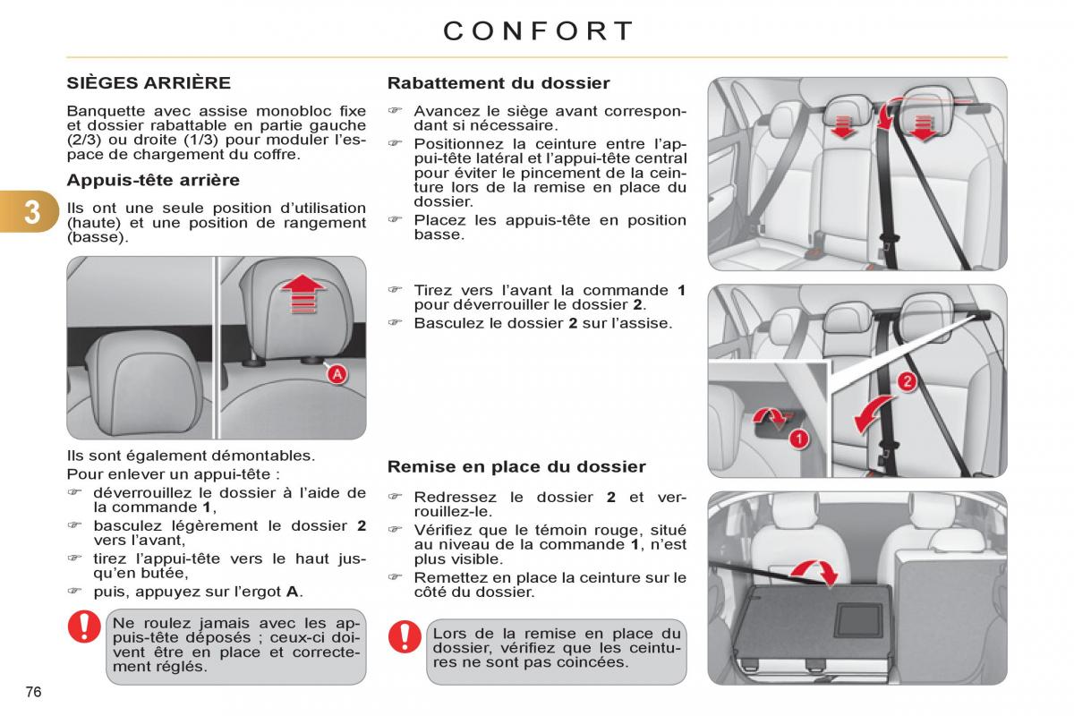 Citroen C4 II 2 manuel du proprietaire / page 78