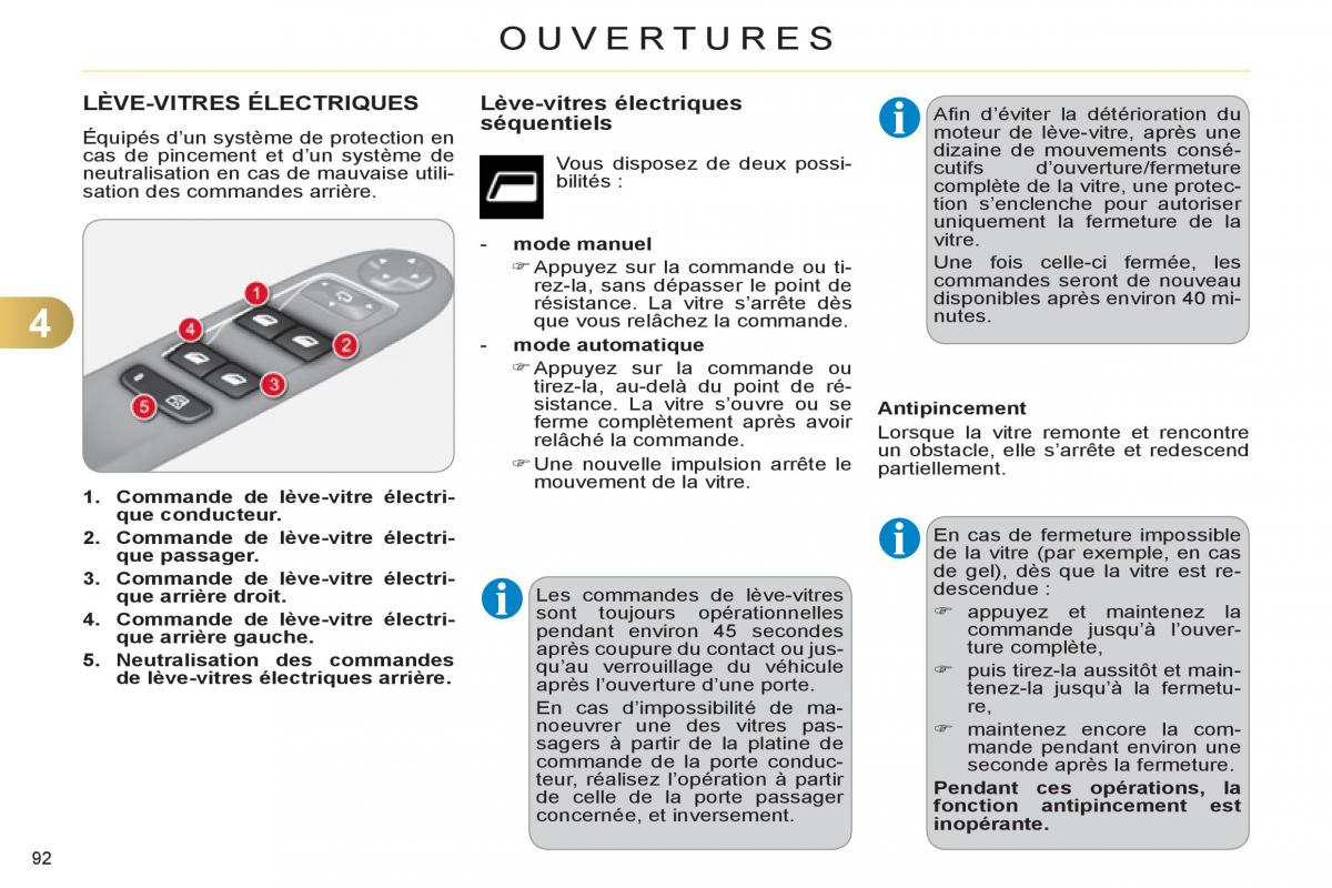 Citroen C4 II 2 manuel du proprietaire / page 94