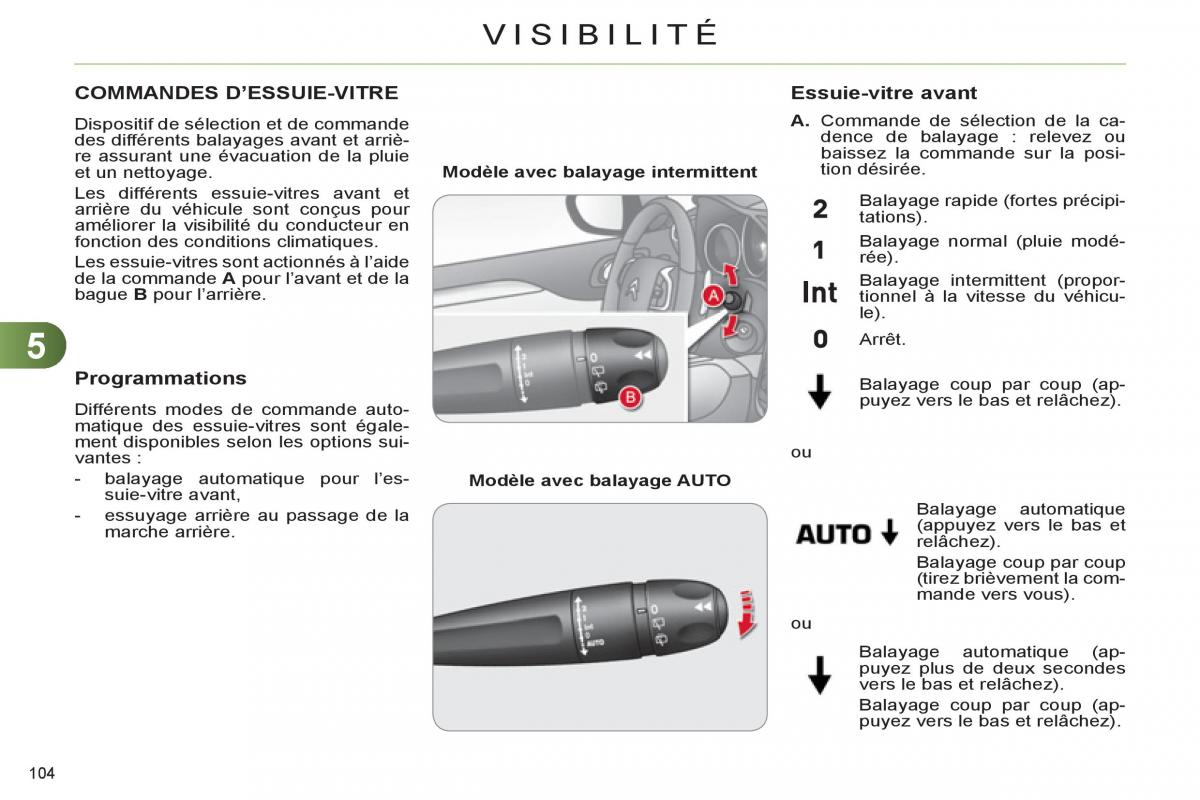 Citroen C4 II 2 manuel du proprietaire / page 106