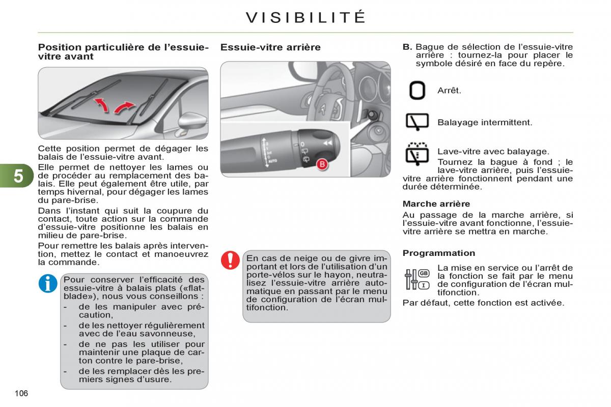 Citroen C4 II 2 manuel du proprietaire / page 108