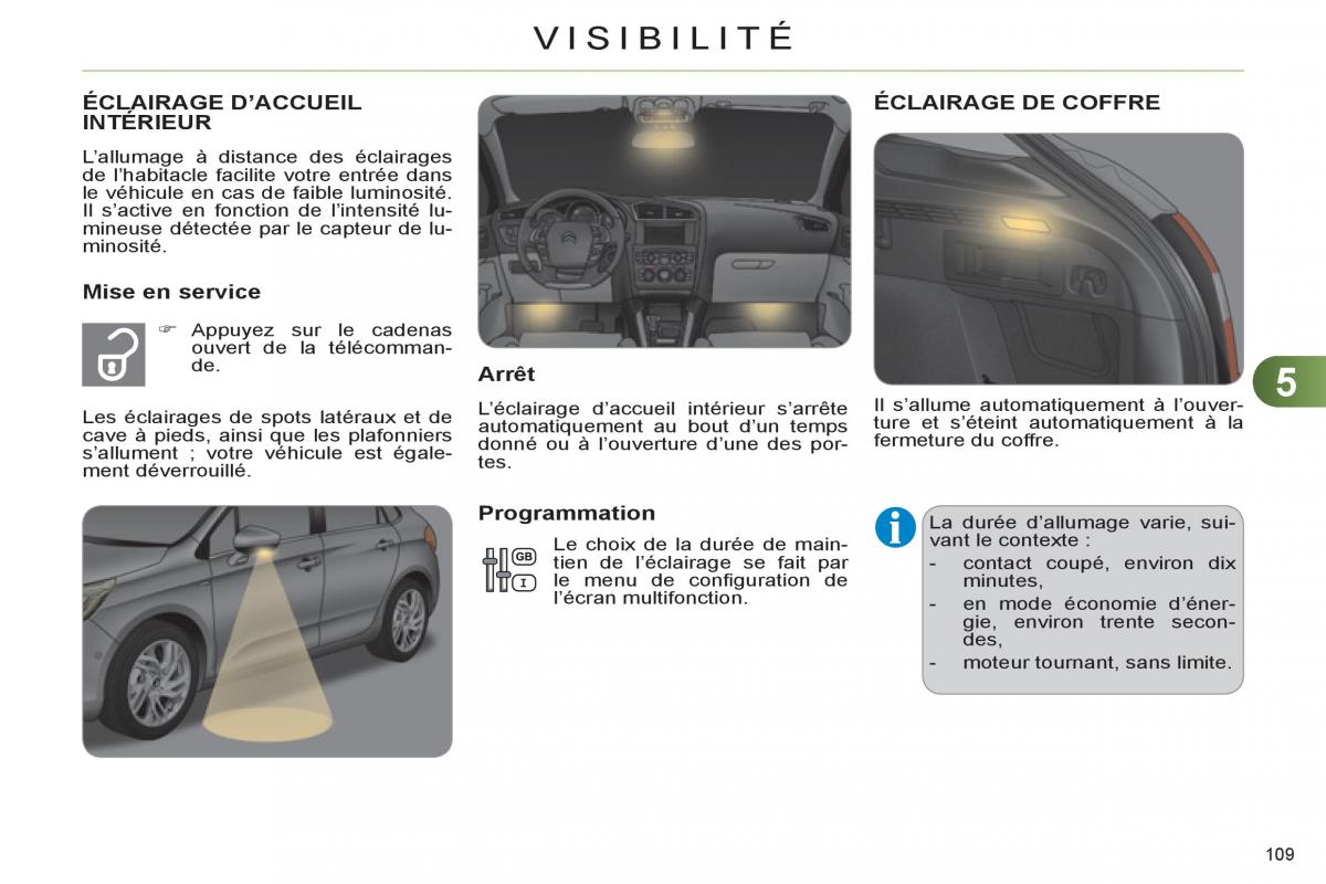 Citroen C4 II 2 manuel du proprietaire / page 111