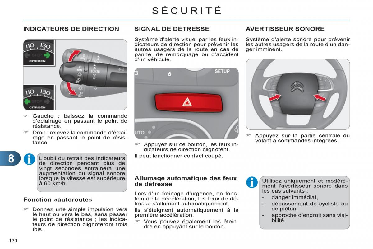 Citroen C4 II 2 manuel du proprietaire / page 132