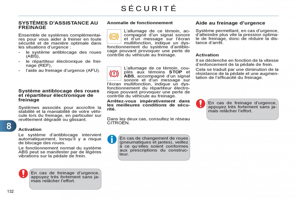 Citroen C4 II 2 manuel du proprietaire / page 134