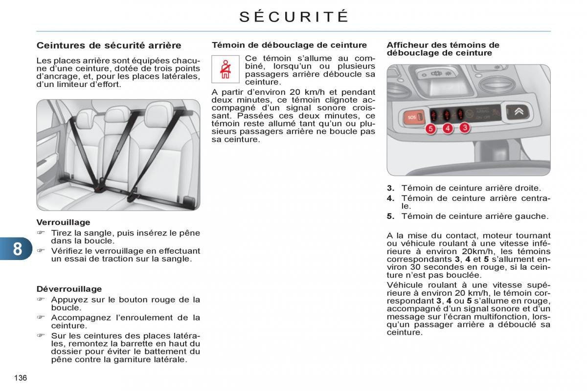 Citroen C4 II 2 manuel du proprietaire / page 138