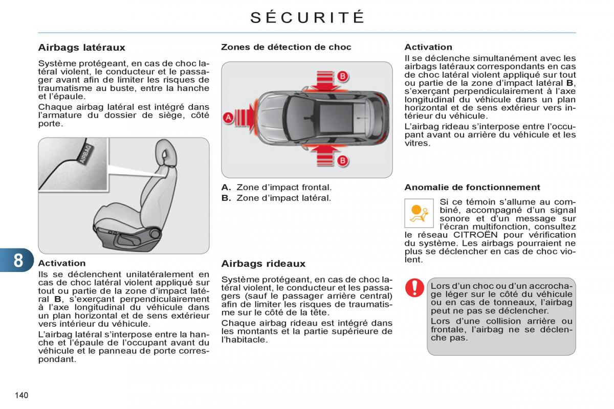 Citroen C4 II 2 manuel du proprietaire / page 142