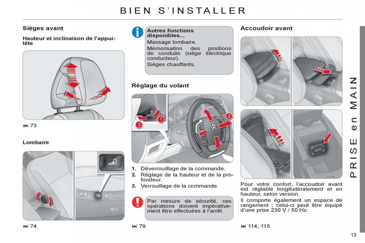 Citroen C4 II 2 manuel du proprietaire / page 15