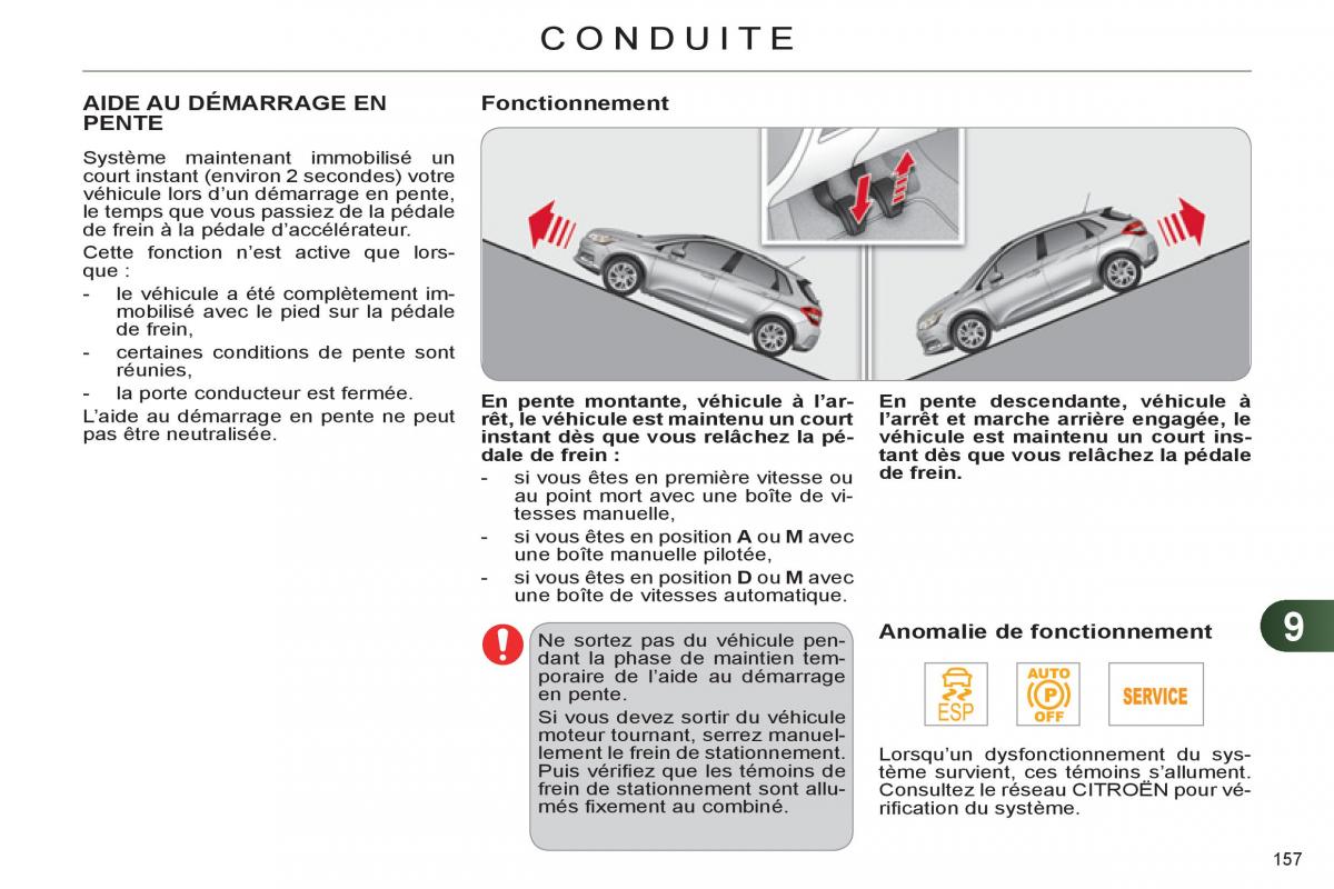 Citroen C4 II 2 manuel du proprietaire / page 159