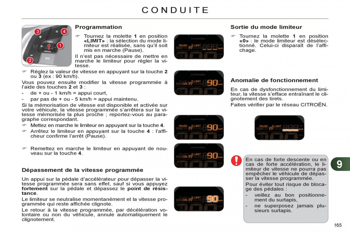 Citroen C4 II 2 manuel du proprietaire / page 167