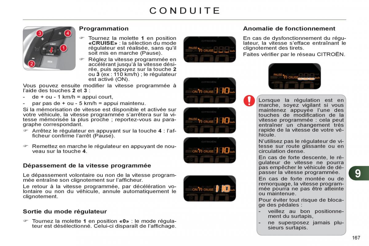 Citroen C4 II 2 manuel du proprietaire / page 169