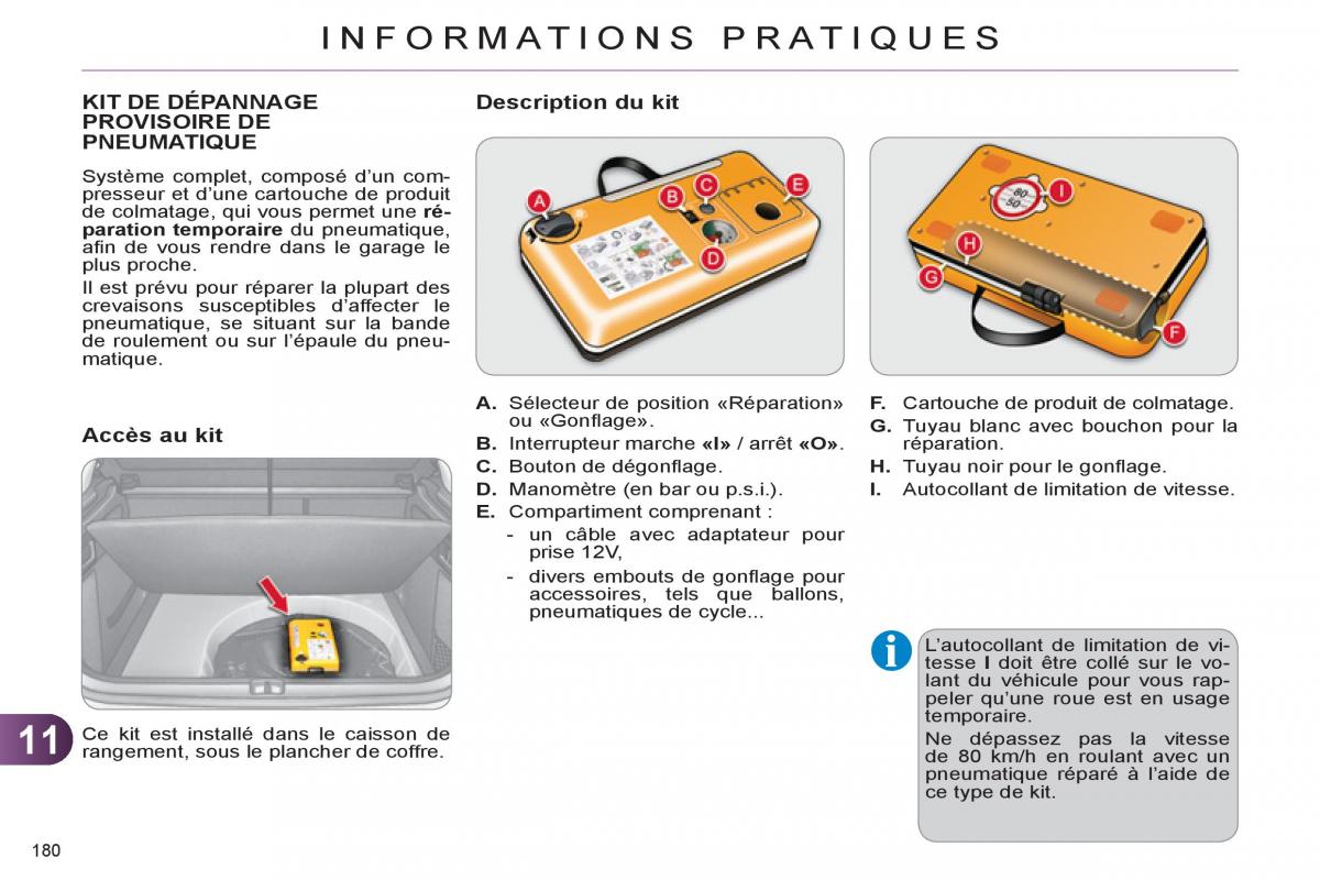 Citroen C4 II 2 manuel du proprietaire / page 182