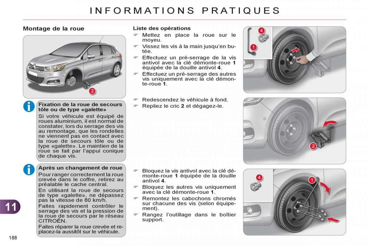 Citroen C4 II 2 manuel du proprietaire / page 190