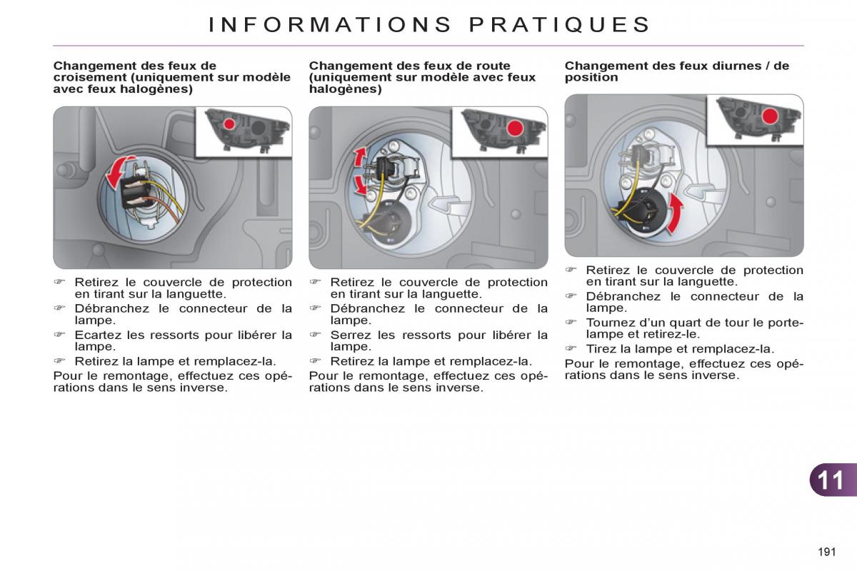 Citroen C4 II 2 manuel du proprietaire / page 193