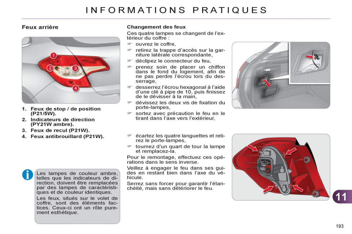 Citroen C4 II 2 manuel du proprietaire / page 195