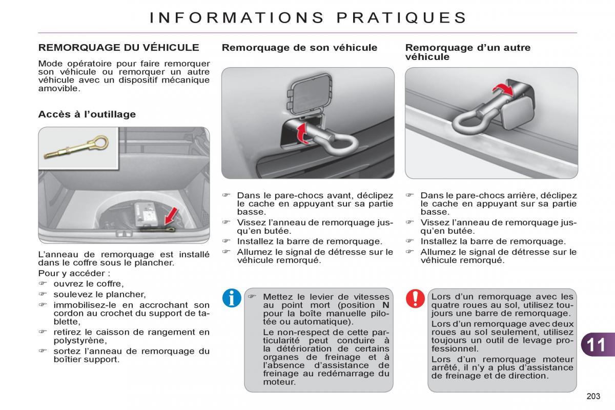 Citroen C4 II 2 manuel du proprietaire / page 205