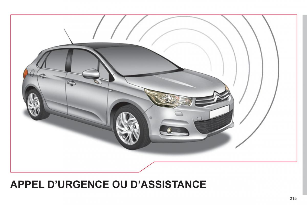 Citroen C4 II 2 manuel du proprietaire / page 217