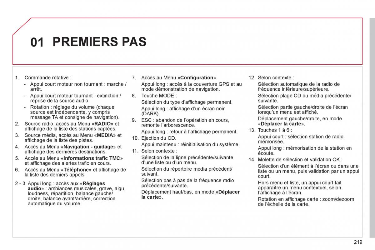 Citroen C4 II 2 manuel du proprietaire / page 221