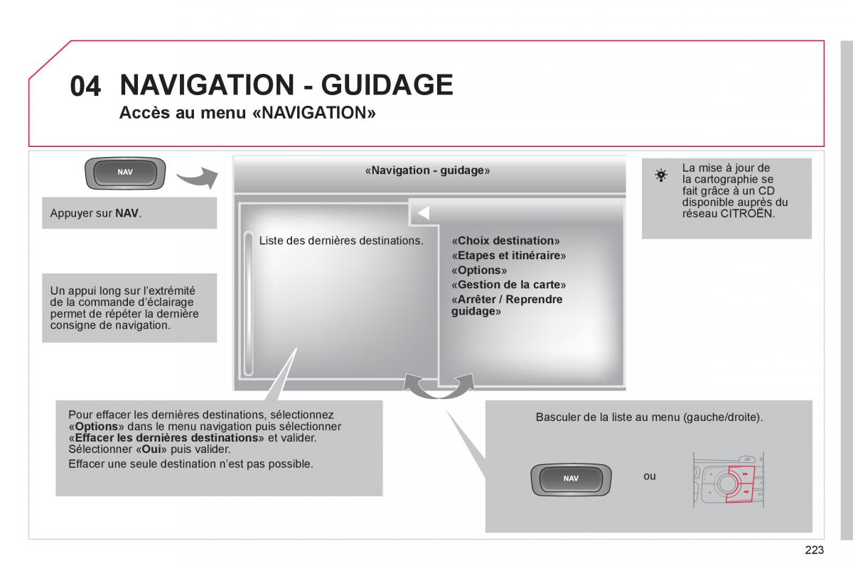 Citroen C4 II 2 manuel du proprietaire / page 225