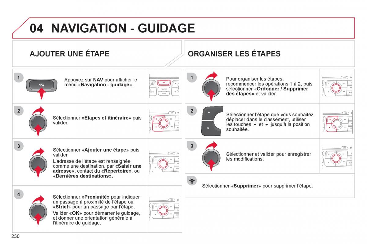 Citroen C4 II 2 manuel du proprietaire / page 232