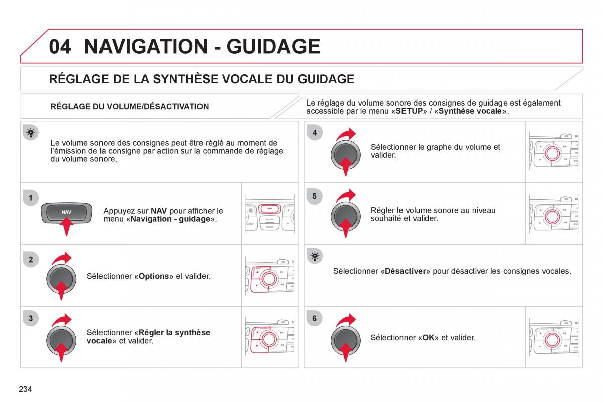 Citroen C4 II 2 manuel du proprietaire / page 236