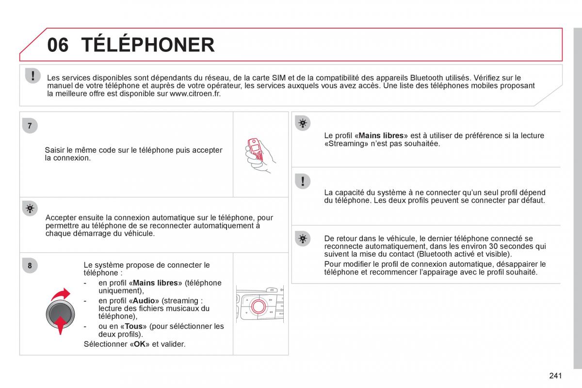 Citroen C4 II 2 manuel du proprietaire / page 243