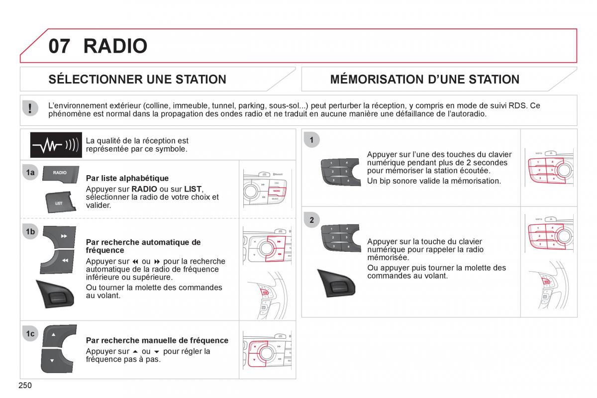 Citroen C4 II 2 manuel du proprietaire / page 252