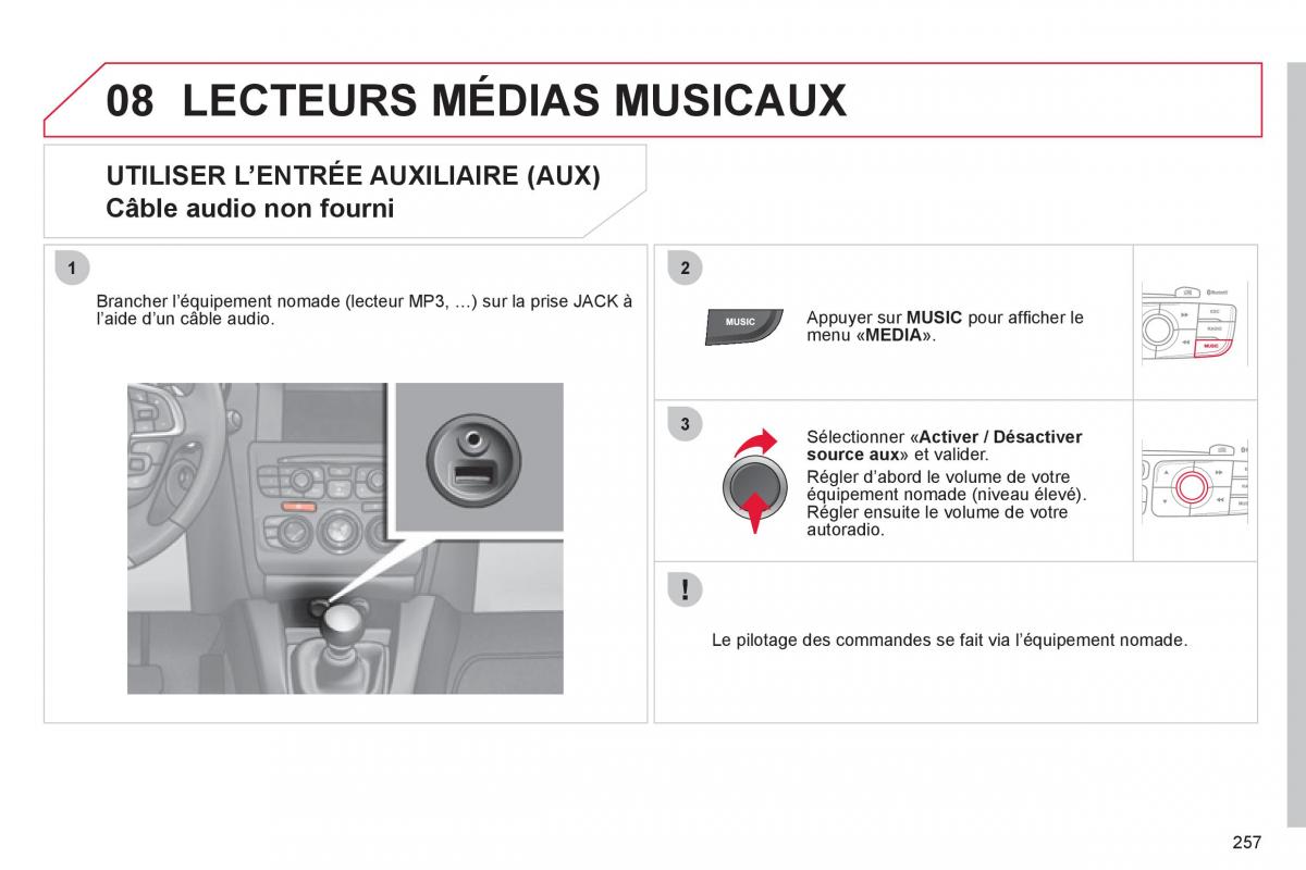 Citroen C4 II 2 manuel du proprietaire / page 259