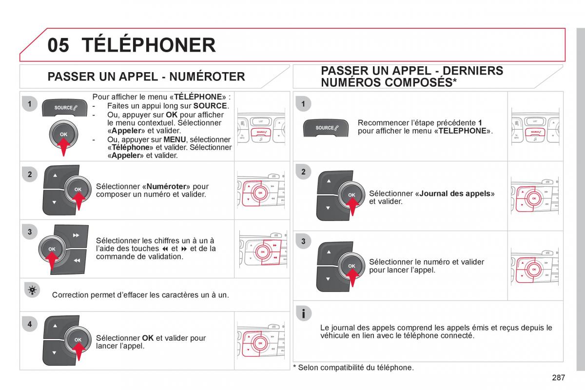 Citroen C4 II 2 manuel du proprietaire / page 289