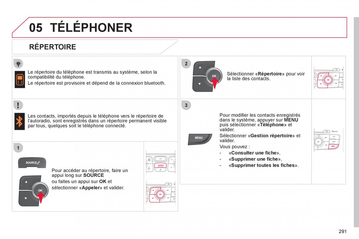 Citroen C4 II 2 manuel du proprietaire / page 293