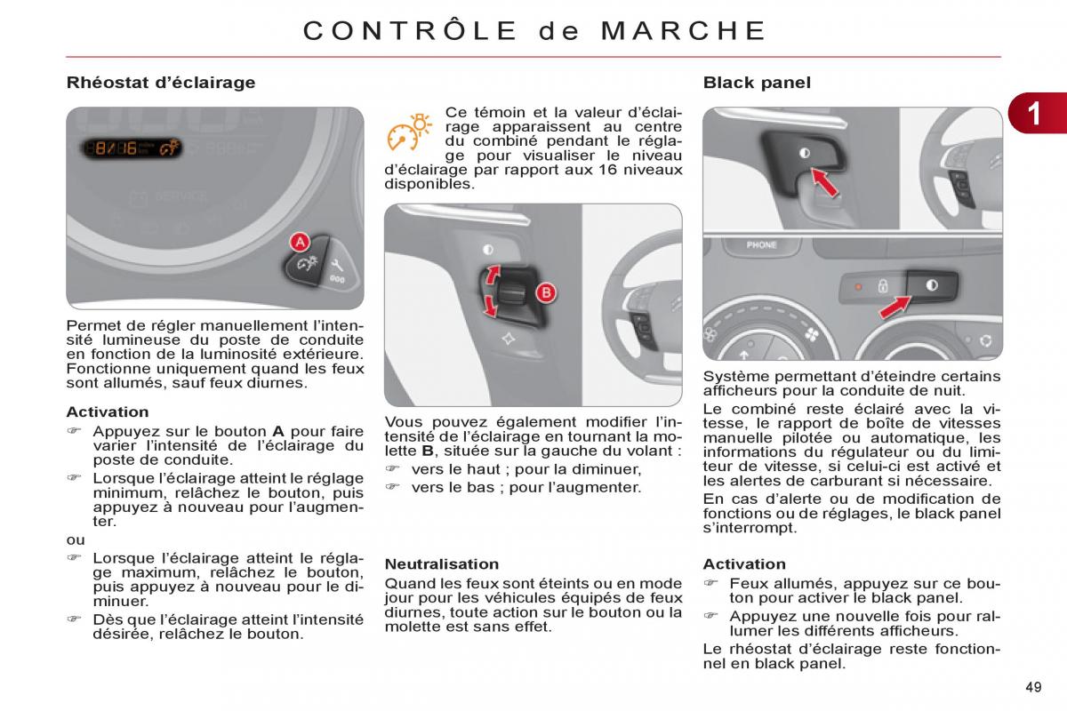 Citroen C4 II 2 manuel du proprietaire / page 51