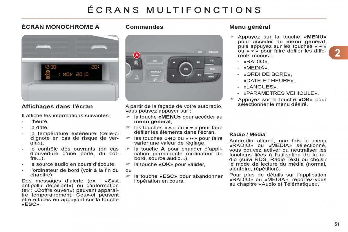 Citroen C4 II 2 manuel du proprietaire / page 53