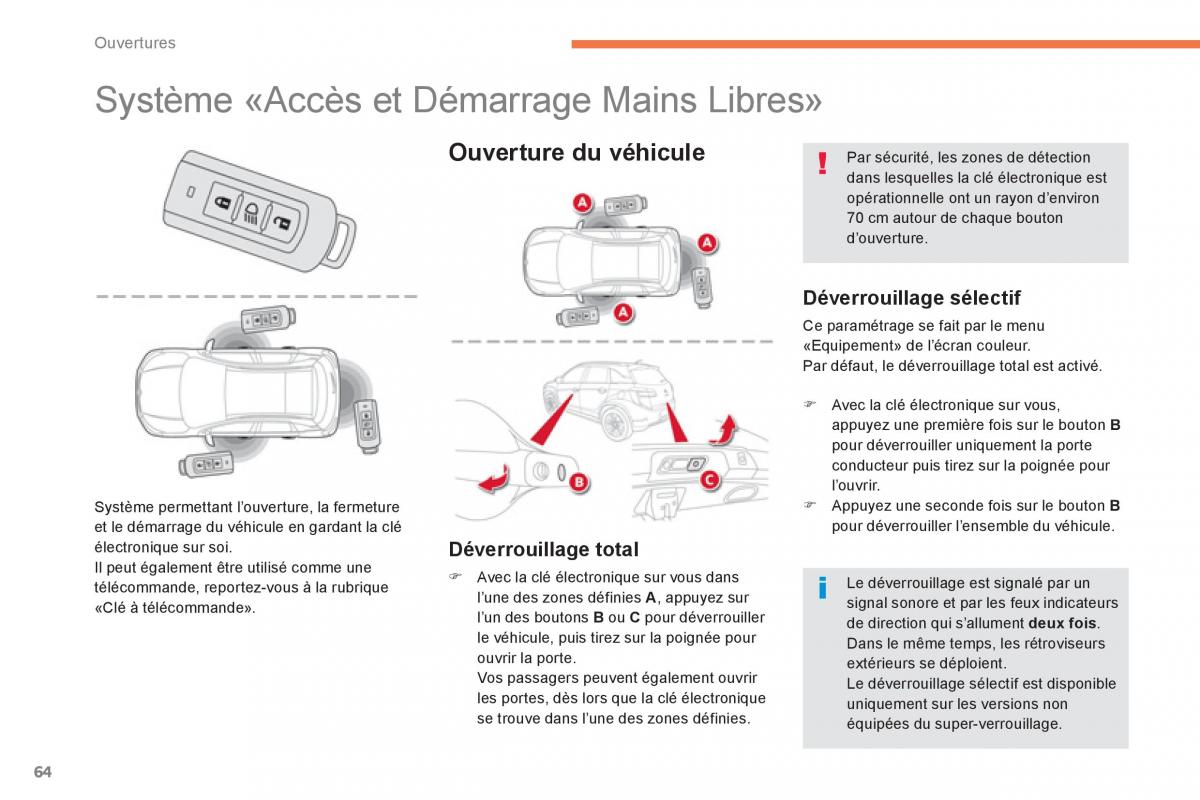 Citroen C4 Aircross manuel du proprietaire / page 66