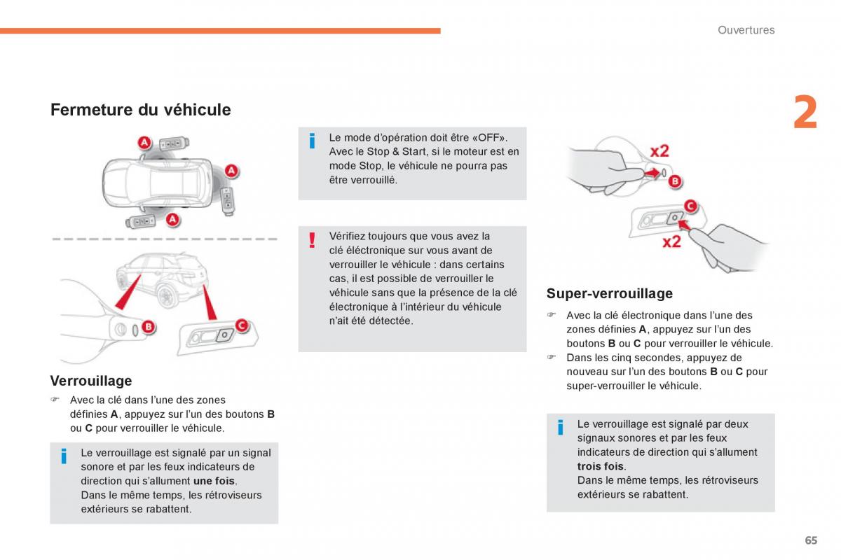 Citroen C4 Aircross manuel du proprietaire / page 67