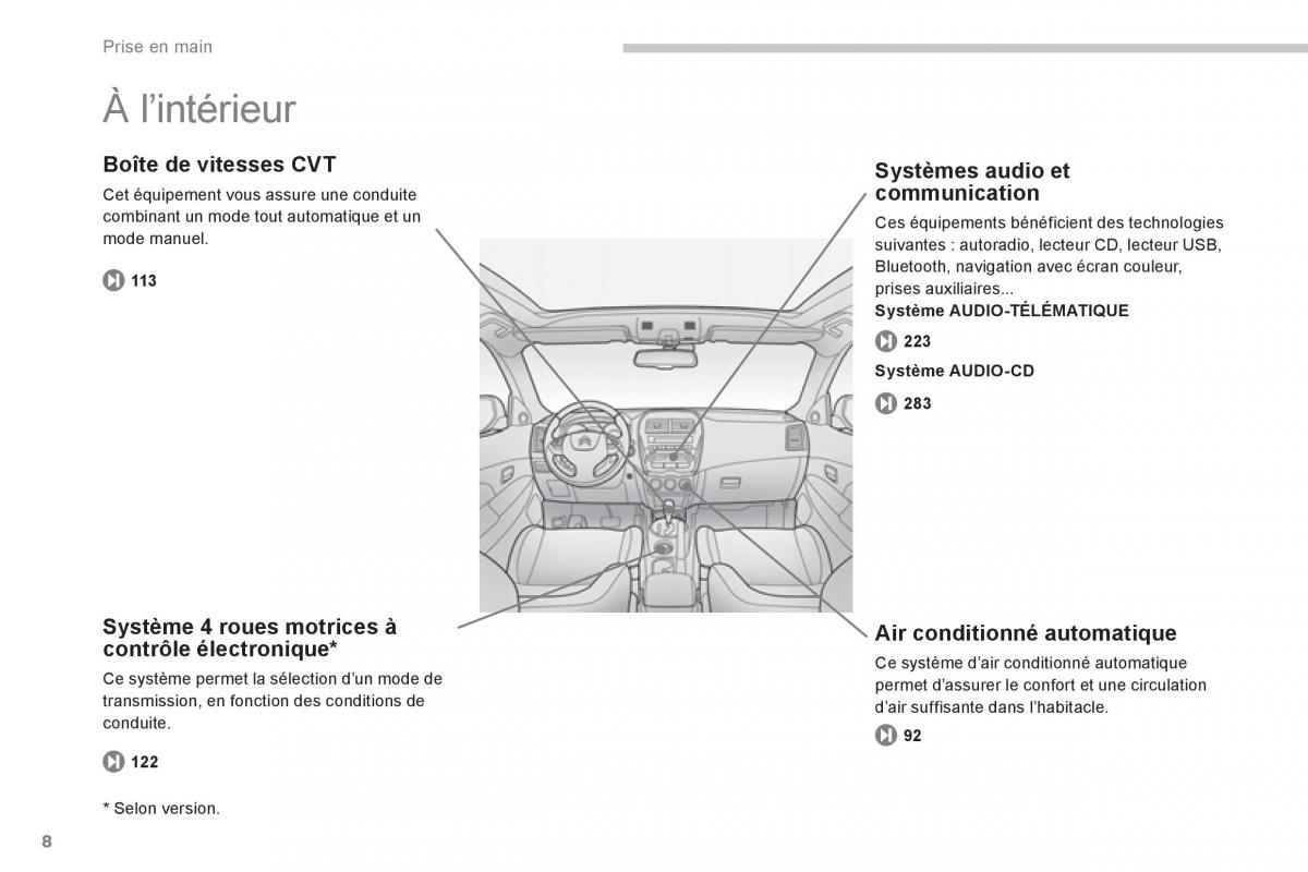 Citroen C4 Aircross manuel du proprietaire / page 10