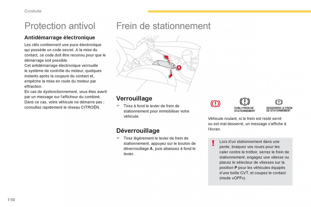 Citroen C4 Aircross manuel du proprietaire / page 112