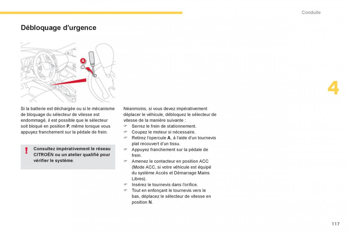 Citroen C4 Aircross manuel du proprietaire / page 119