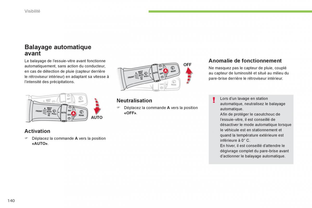 Citroen C4 Aircross manuel du proprietaire / page 142