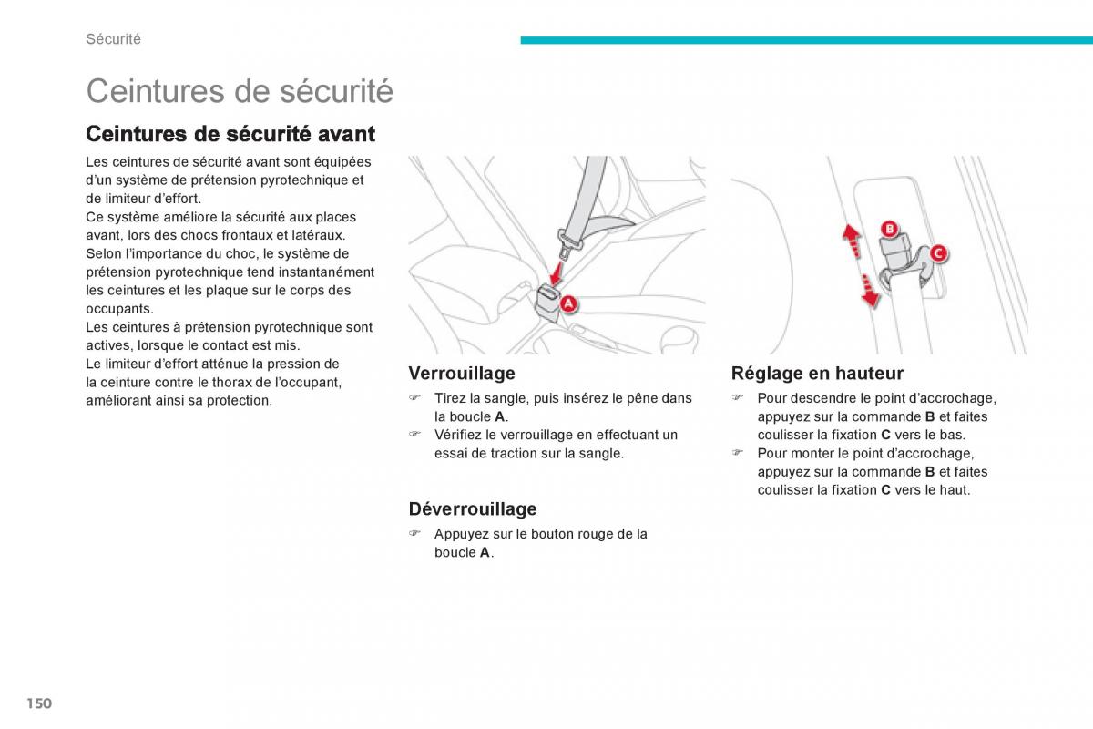 Citroen C4 Aircross manuel du proprietaire / page 152