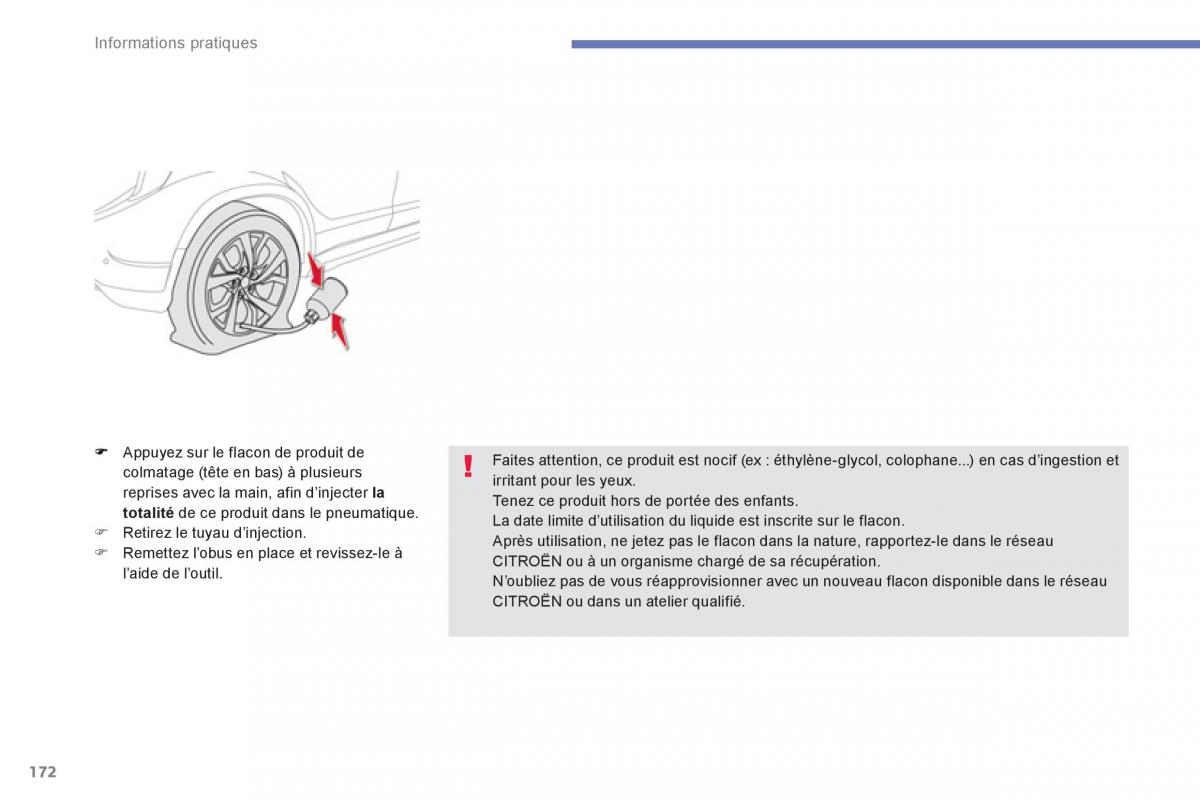 Citroen C4 Aircross manuel du proprietaire / page 174