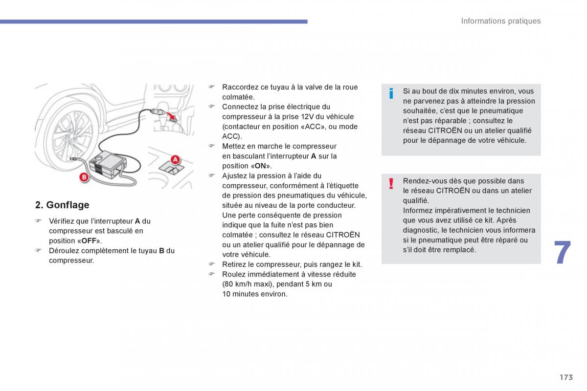 Citroen C4 Aircross manuel du proprietaire / page 175