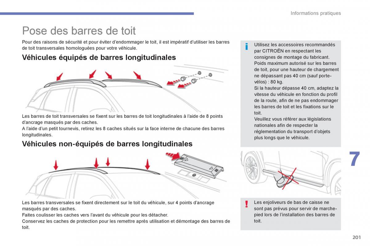 Citroen C4 Aircross manuel du proprietaire / page 203