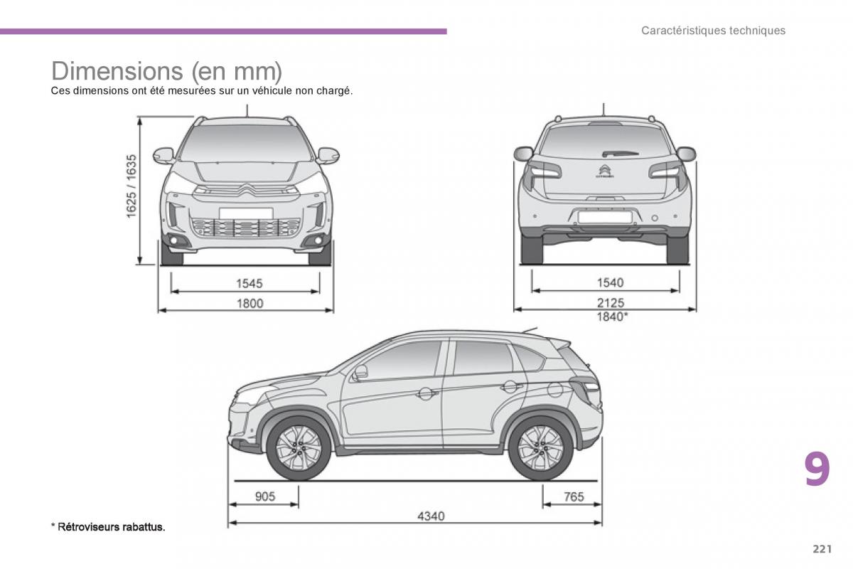 Citroen C4 Aircross manuel du proprietaire / page 223