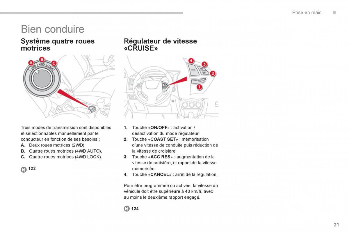 Citroen C4 Aircross manuel du proprietaire / page 23