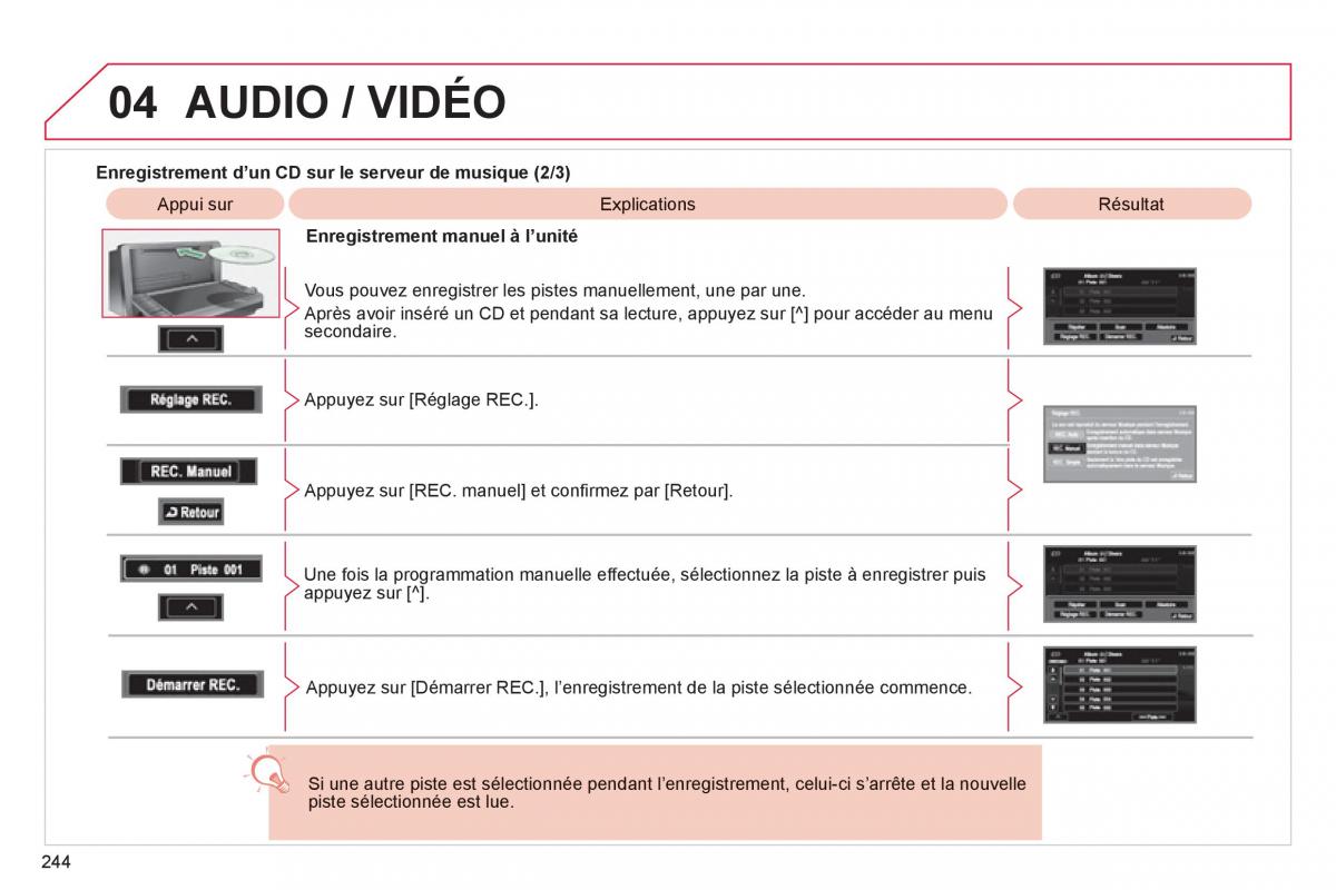 Citroen C4 Aircross manuel du proprietaire / page 246